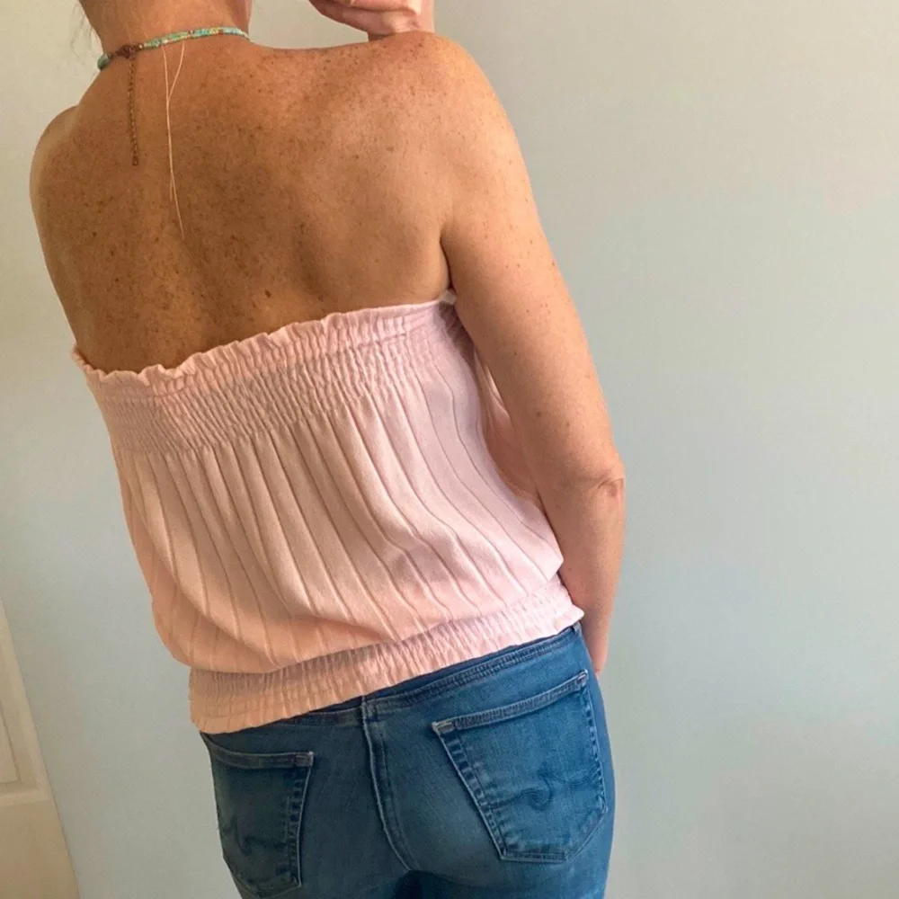Pink Ribbed Tube Top - Picture 5 of 8